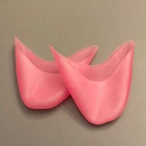 Women's Pink Silicone Toe Cushions